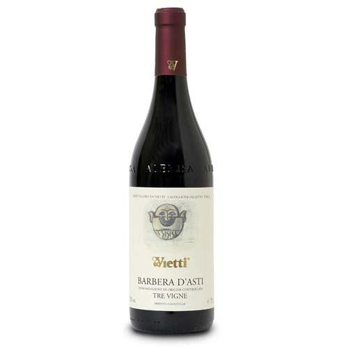 Vietti Barbera D'asti Tre Vigne Piedmont Bottle Italian Wine 2017